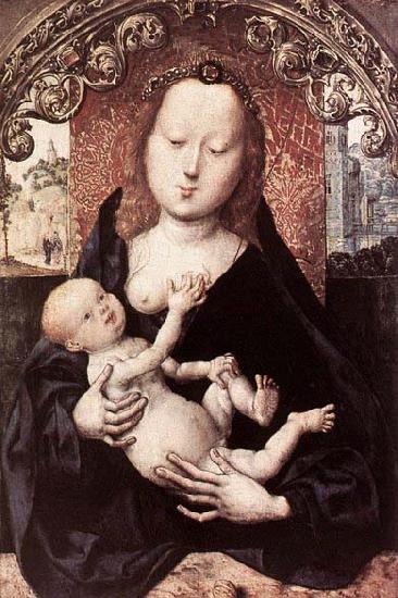 MASTER of the St. Bartholomew Altar Virgin and Child Sweden oil painting art